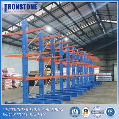Kalite  Industrial Customized Anti-Rust Cantilever Racking System For Storing  Bulky Materials fabrika