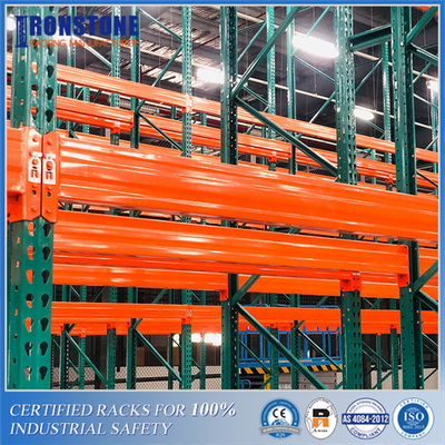 Teardrop Warehouse Pallet Racks 40 &quot;x 48&quot; ABD standart paletler için uygun