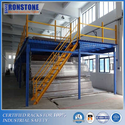 Mezzanines Rack Desteklenmiş Endüstriyel Mezzanines
